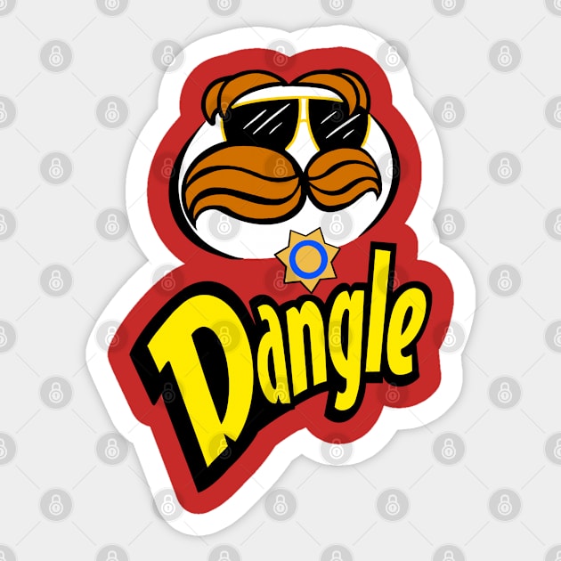 Lt. Dangle Sticker by Stuntman Fred's Fan Art